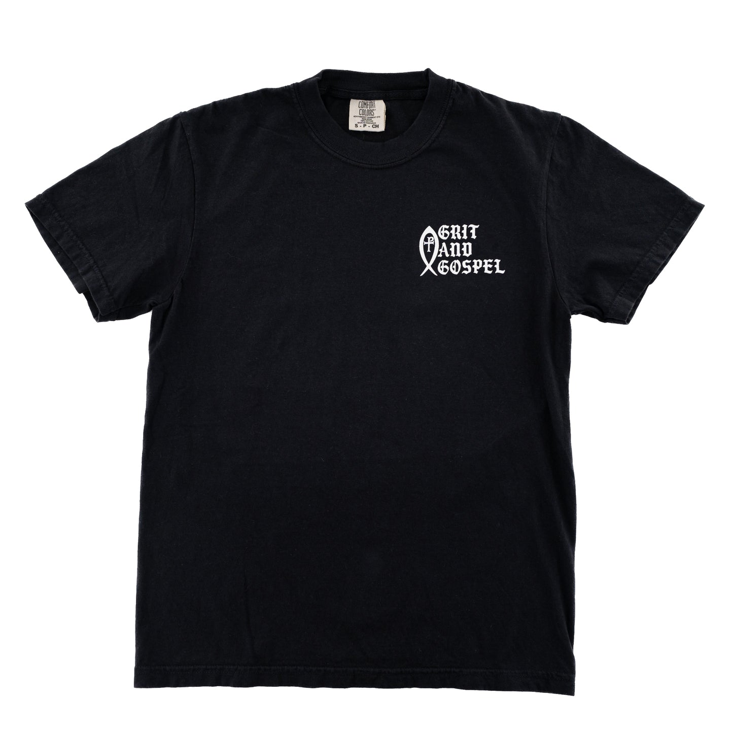 Pray For Your Homies Christian t-shirt – back graphic comfort colors faith based apparel front graphic grit and gospel