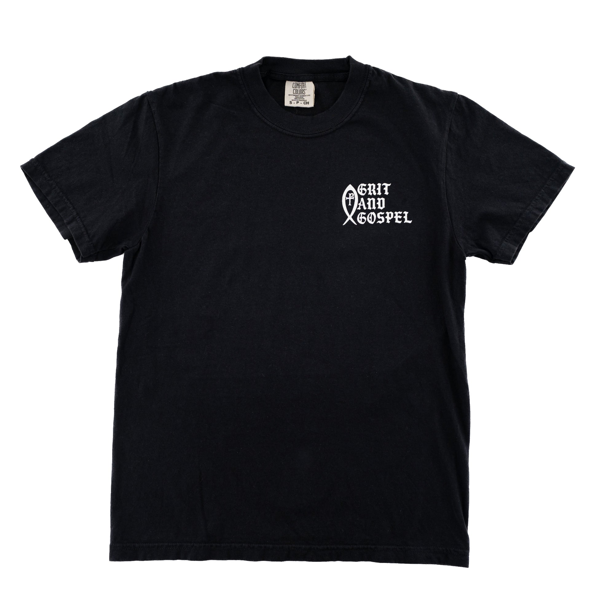 Pray For Your Homies Christian t-shirt – back graphic comfort colors faith based apparel front graphic grit and gospel