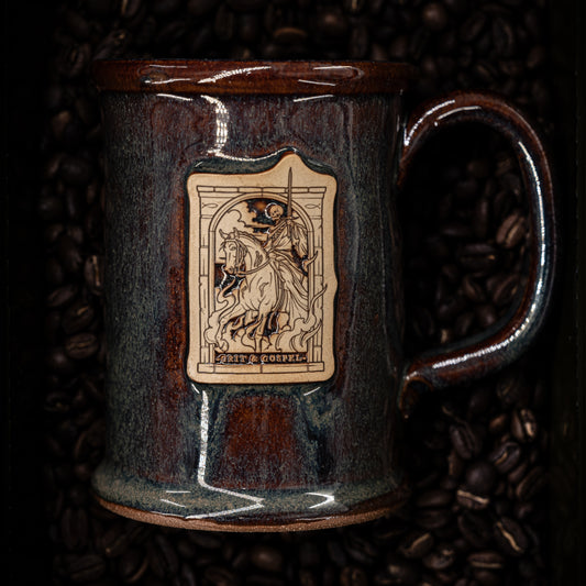 Pale Horse Ceramic Mug Hand Thrown