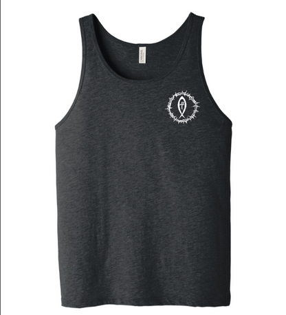 "Not Today Satan" Tank Top: Crushing the Serpent – Bold Christian Streetwear