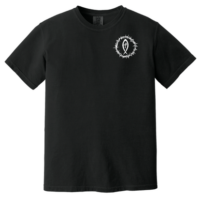 "Not Today Satan" Tee: Crushing the Serpent – Bold Christian Streetwear